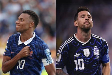 Mbappé e Messi são os camisas 10 de França e Argentina na Copa do Mundo