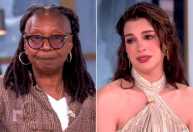 Anne Hathaway se emociona com elogio de Whoopi Goldberg por atuação em 'A Odisseia'