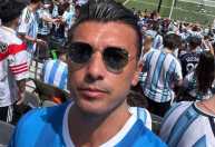 Ídolo do Atlético marca presença na final da Copa do Mundo no meio da torcida