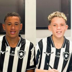 Gabriel Gilmar e Pietro França são joias para o futuro do Botafogo