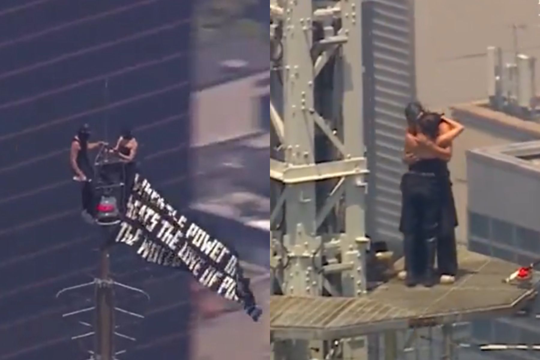 Suposto protesto termina em pedido de casamento no topo do Empire State, em Nova York
