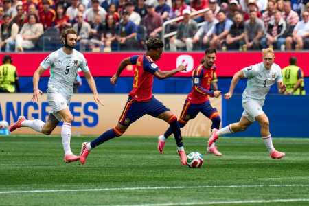 Espanha x Áustria: Lamine Yamal em ação na Copa do Mundo