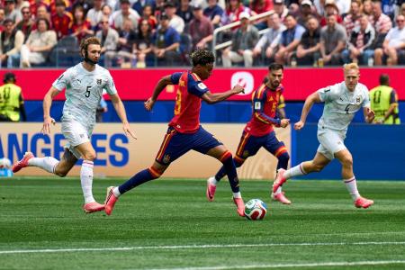 Espanha x Áustria: Lamine Yamal em ação na Copa do Mundo