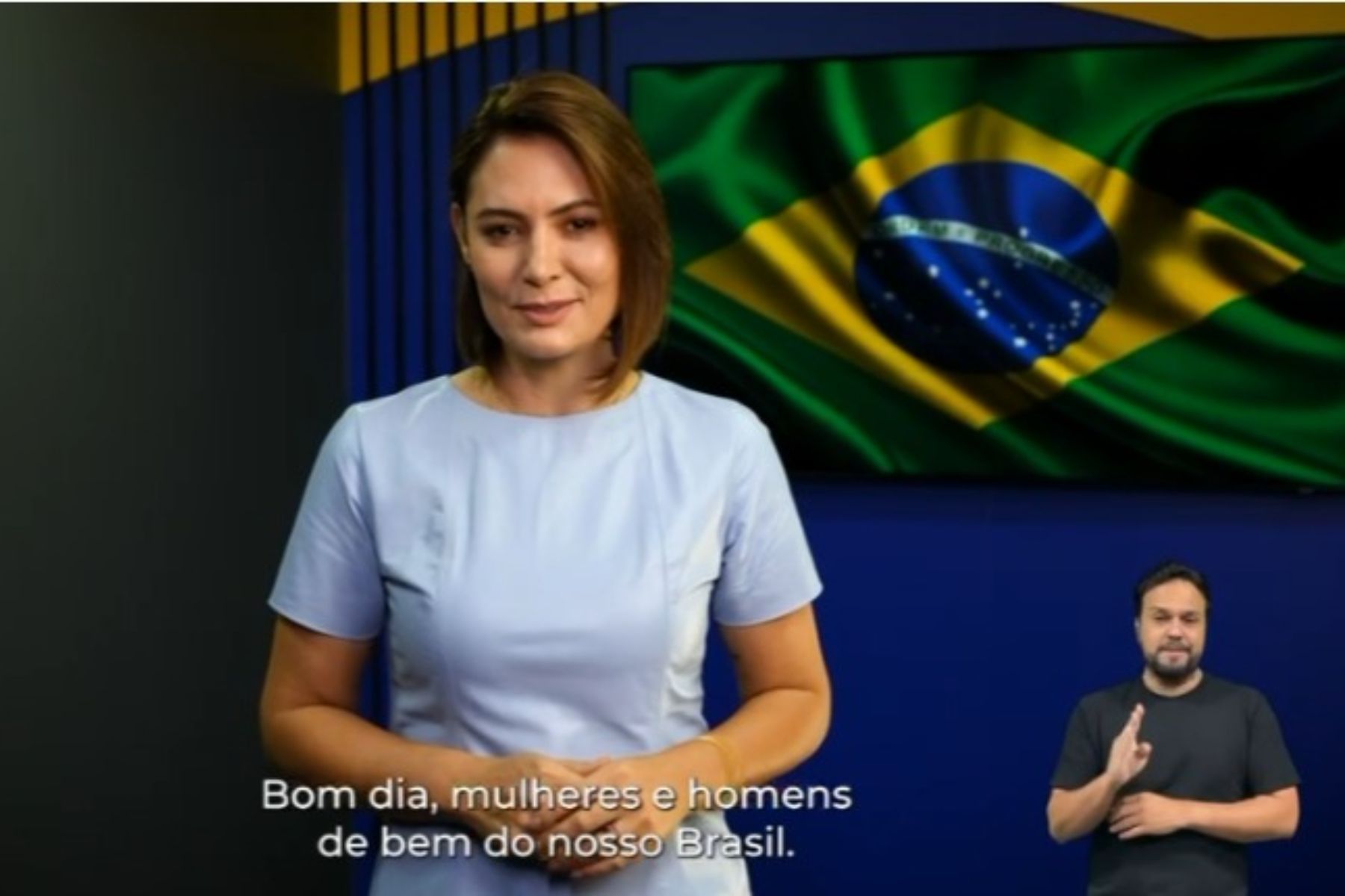 Michelle grava vídeo para convenção do PL e justifica ausência; veja na íntegra