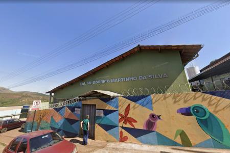 Escola Municipal Odorico Martinho da Silva, em Congonhas, na Região Central de Minas Gerais