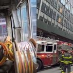 EUA: ruas em Nova York são evacuadas após colunas de prédio entortarem; veja vídeo