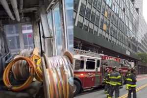 EUA: ruas em Nova York são evacuadas após colunas de prédio entortarem; veja vídeo