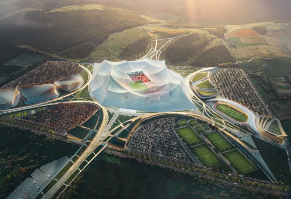 Construção de maior estádio do mundo tem início para a Copa de 2030