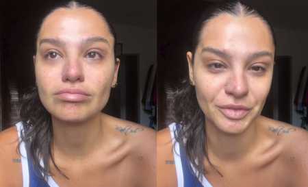 Gabriella Augusto chora ao falar sobre o que viveu com Cartolouco