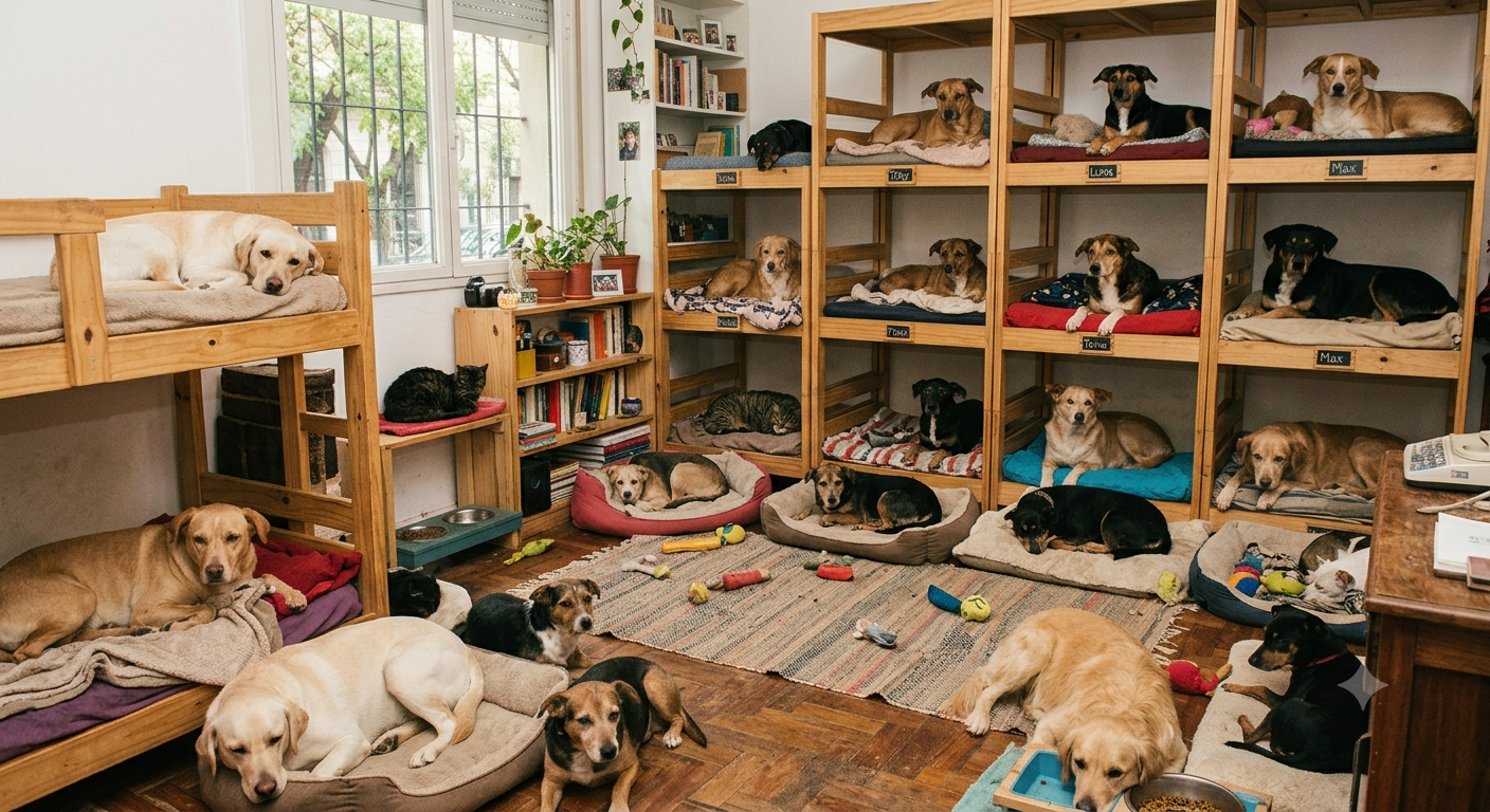 Como montar um quarto seguro para cães resgatados aguardarem adoção em casa