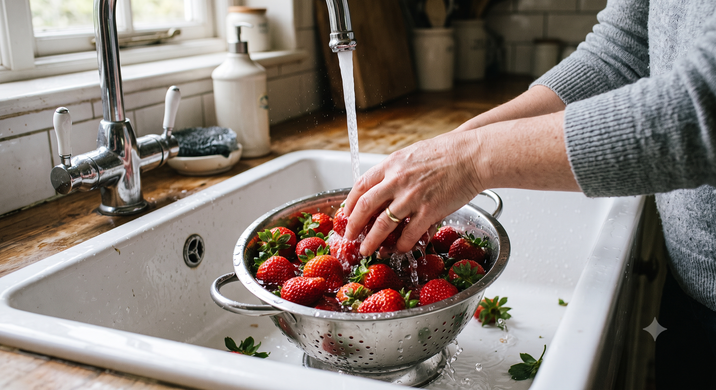 Como lavar os morangos, uma das frutas mais sujas do mercado