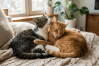 Você sabe por que os gatos lambem uns aos outros? Existem dois motivos principais