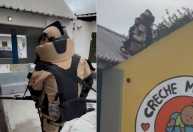 Granada é encontrada em telhado de creche no RJ; polícia investiga uso de drone por criminosos