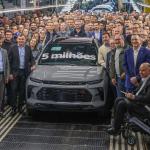 GM alcança marca histórica de 5 milhões de veículos produzidos no RS
