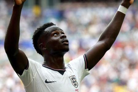 Bukayo Saka, atacante da Inglaterra