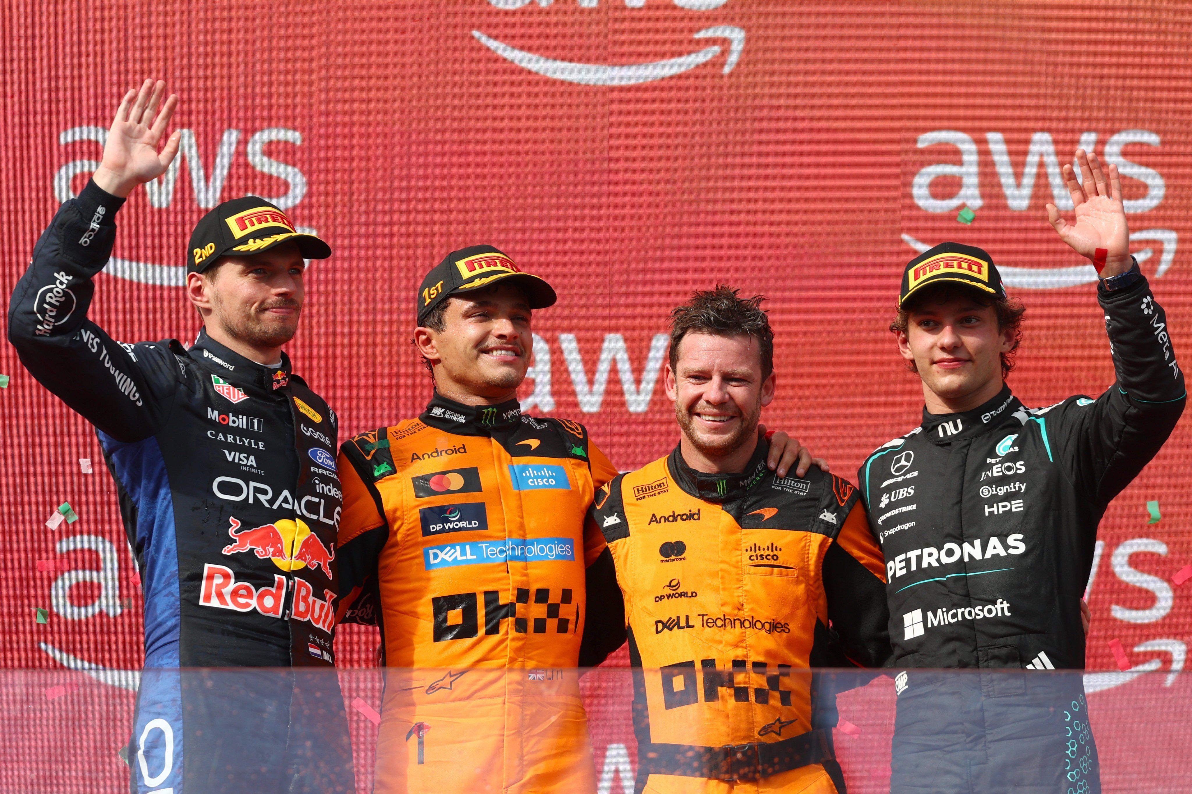 Veja a classificação do Mundial de Pilotos da F1 após o GP da Hungria 2026