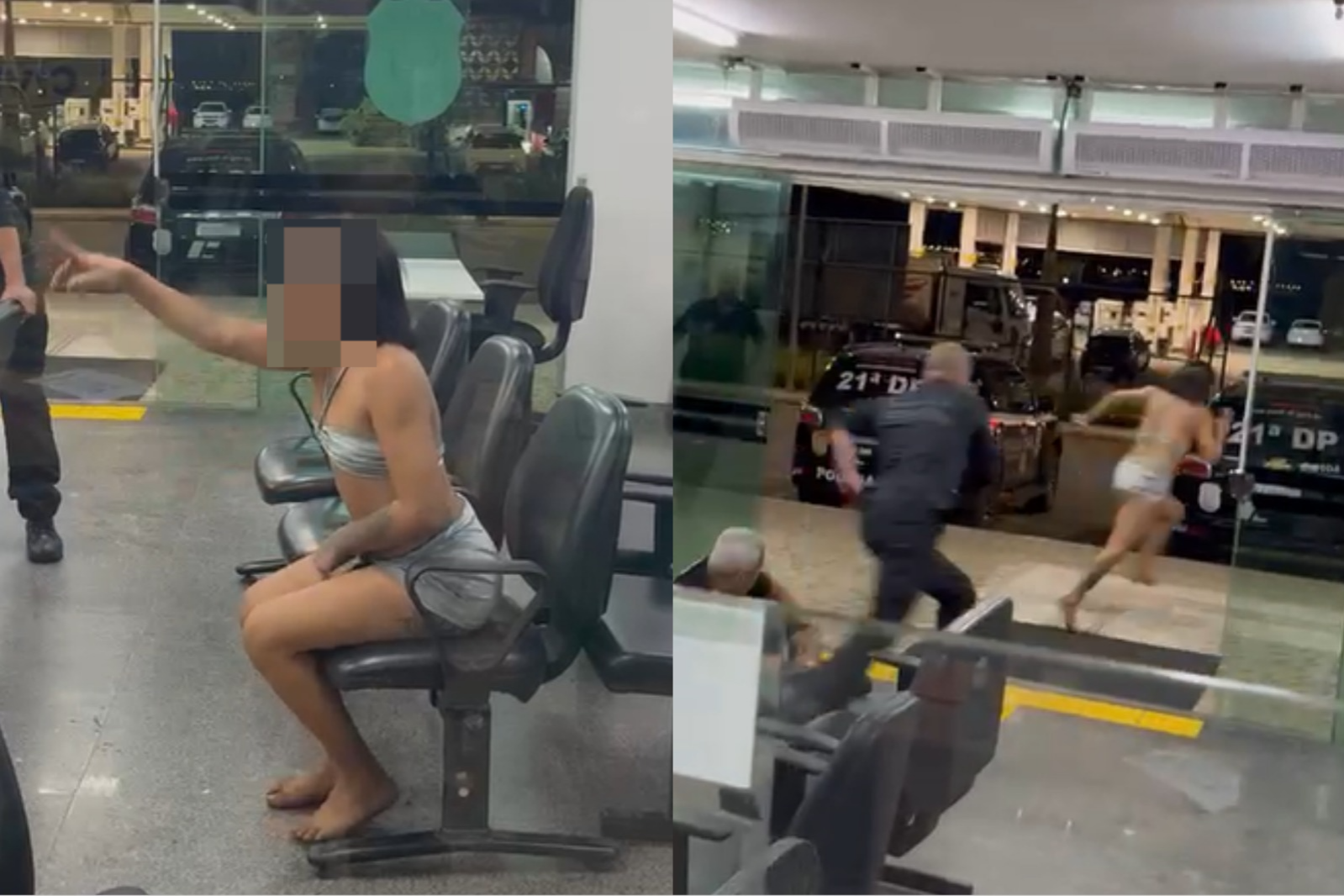 Mulher é presa após roubar celular de policial dentro de delegacia no DF; veja vídeo