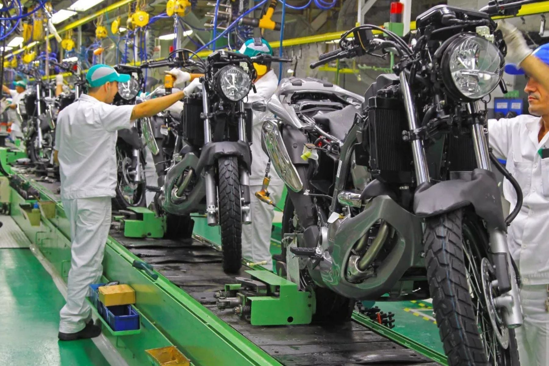 Motos tem produção recorde e o melhor resultado desde 2011