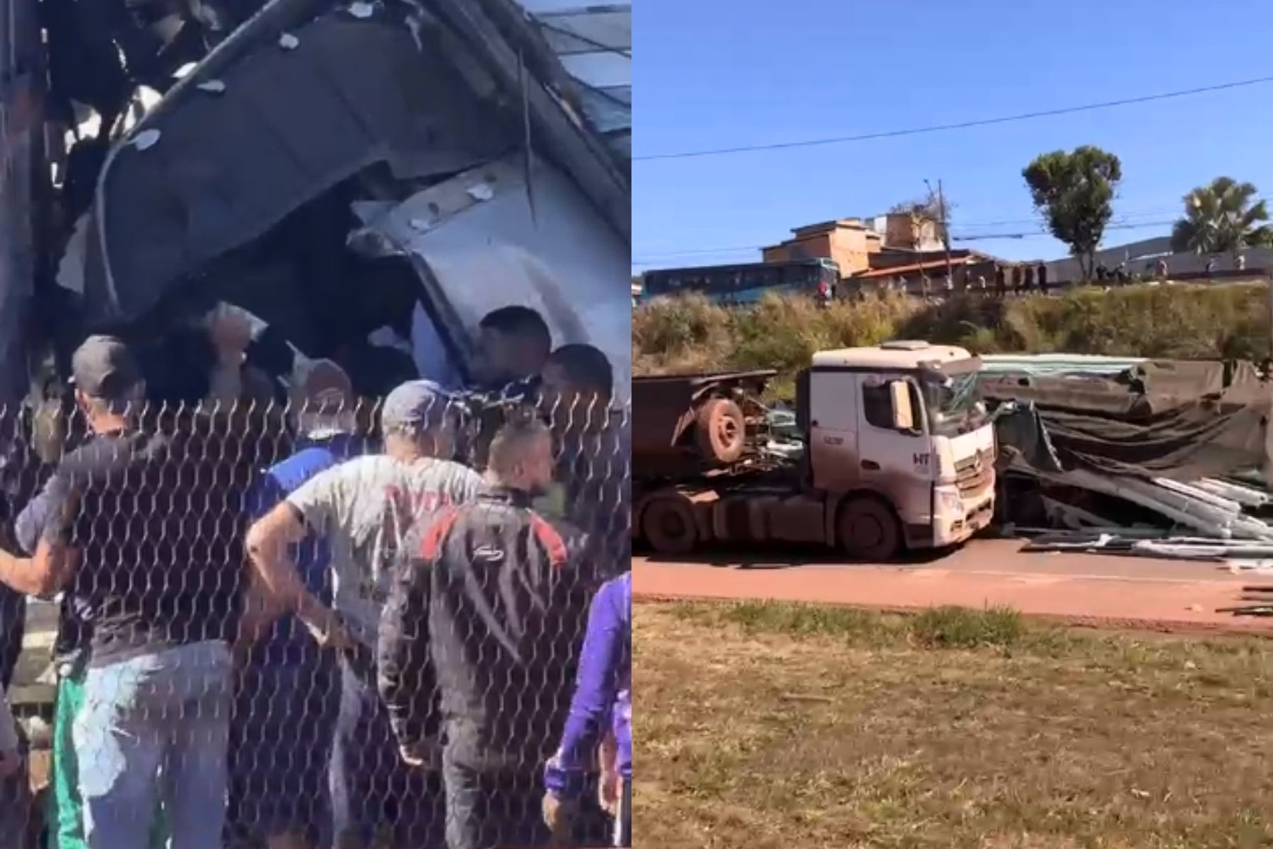 Engavetamento com cinco veículos interdita BR-381 em Igarapé; uma pessoa ferida