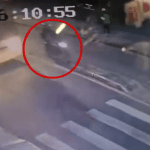 Novo vídeo mostra moto passando por ilha de travessia antes de acidente fatal em BH