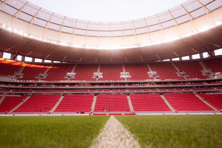 Estádio Mané Garrincha, palco do amistoso entre Flamengo e Olimpia