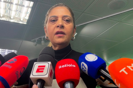 Leila Pereira, presidente do Palmeiras