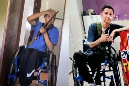 Luigi Gustavo da Silva do Espírito Santo, o cadeirante apontado como o responsável pela abordagem • Imagens cedidas à Itatiaia
