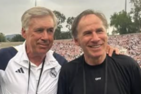 Carlo Ancelotti e Franco Baresi