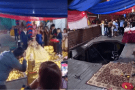 Piso de salão de festas desaba durante aniversário e deixa feridos em Belém; veja vídeo