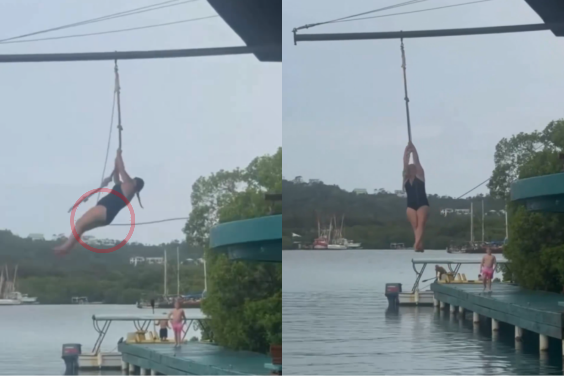 Turista sofre lesão genital após falha em salto durante viagem de navio no Caribe; veja vídeo