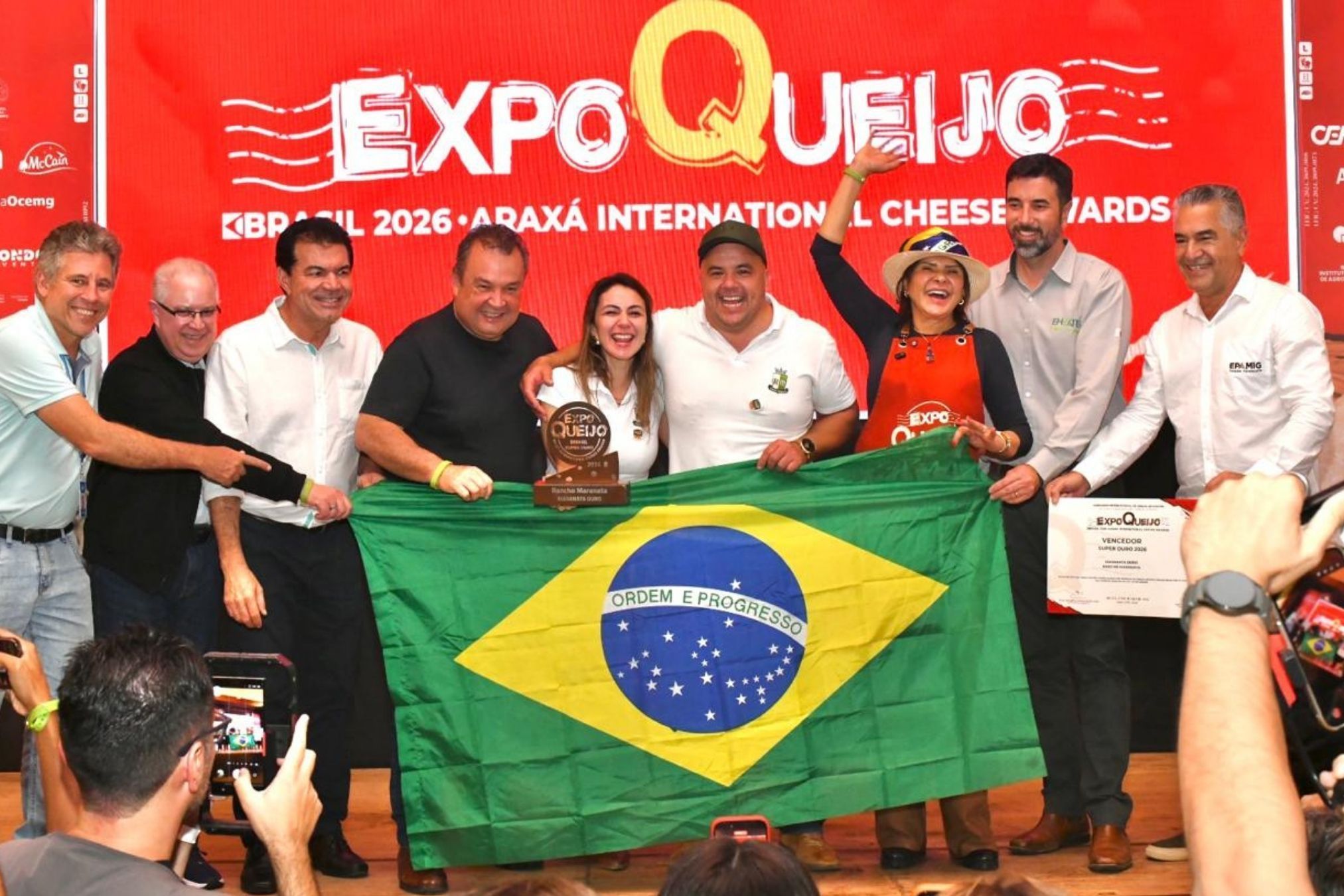 Minas domina ExpoQueijo 2026 com 67 troféus e o cobiçado 'Super Ouro'