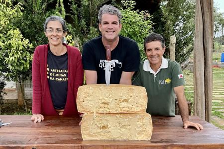 Lúcia, Jordane e Ivair partiram o Canastra Imperial • Arquivo/ Rota do Queijo de Minas