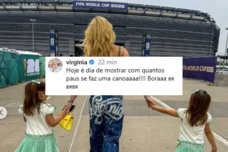 Virgínia em post no Insta • Reprodução / redes sociais