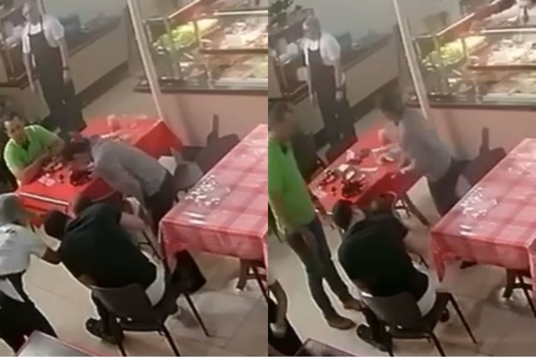 Vídeo: criança engasgada é salva por bombeiro de folga em restaurante em MG