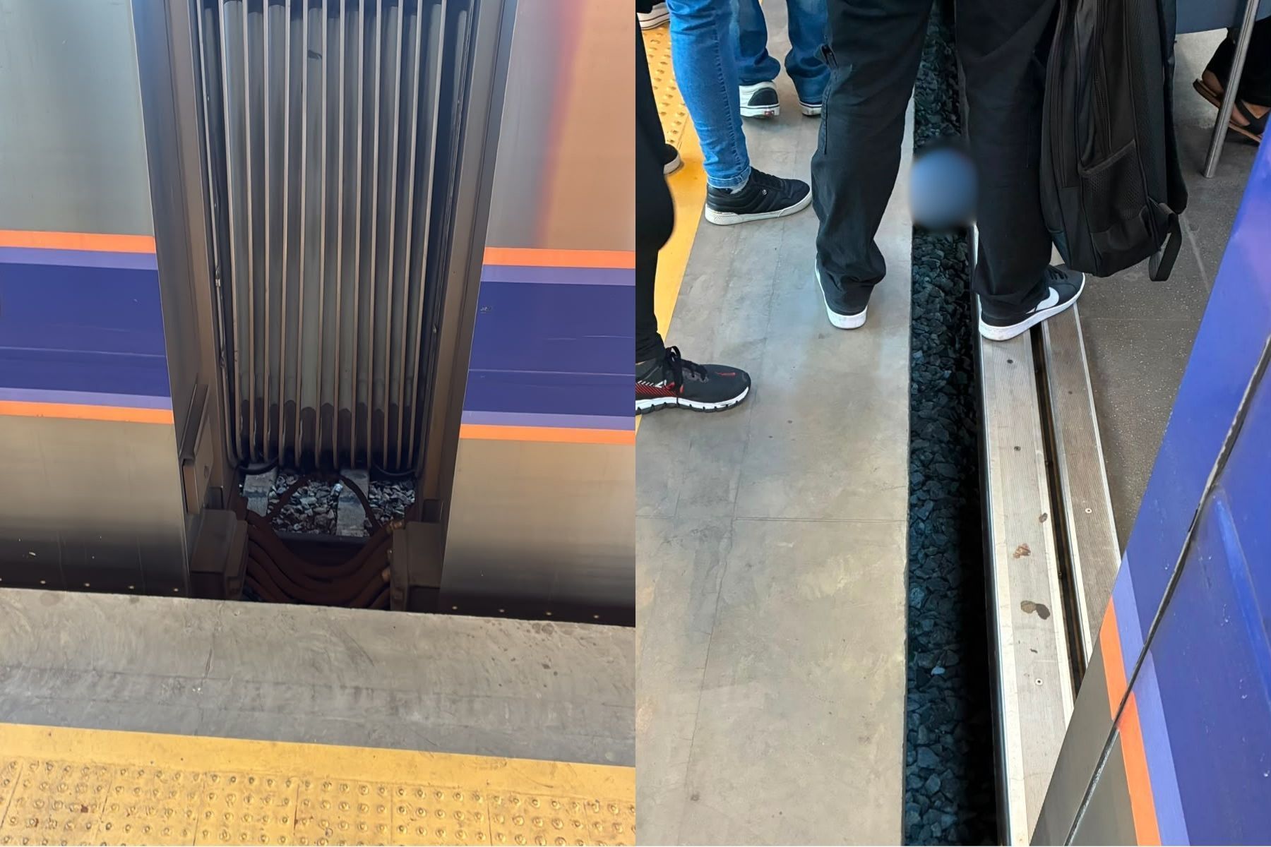 Homem se desequilibra ao sair de trem e cai em vão do Metrô, na Grande BH