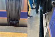 Homem se desequilibra ao sair de trem e cai em vão do Metrô, na Grande BH