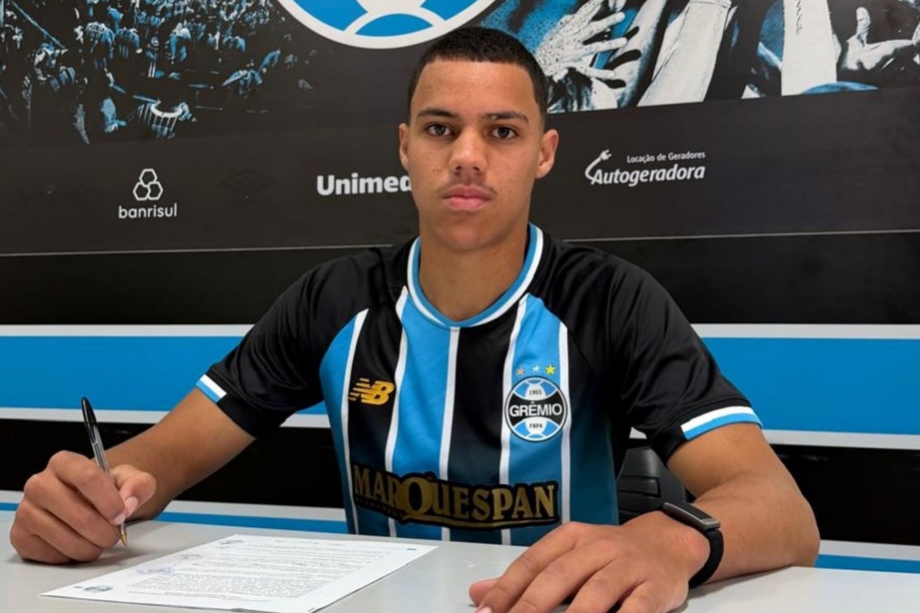 Grêmio contrata joia de 16 anos de clube da Série D; veja detalhes