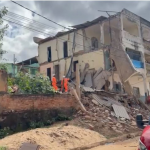 Edificação desaba em Governador Valadares e vítimas são resgatadas