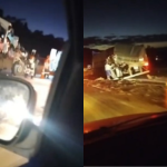 Batida entre carretas deixa criança ferida na BR-381 em MG