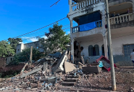 Defesa Civil indica demolição do restante da edificação que desmoronou parcialmente em Minas