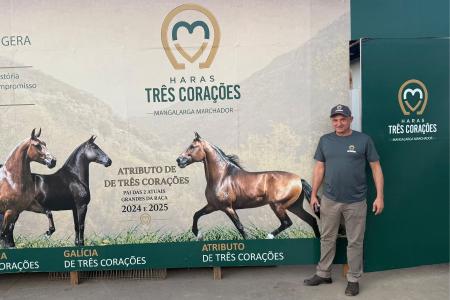 Ronaldo Tavares, proprietário do Haras Três Corações • Ronaldo Tavares, proprietário do Haras Três Corações