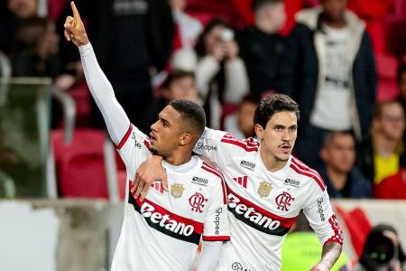 Samuel Lino empatou para o Flamengo • Gilvan de Souza/Flamengo