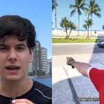 Influenciador 'Menino da Lei' deve pagar R$ 30 mil após vídeo sobre estacionamento em calçada