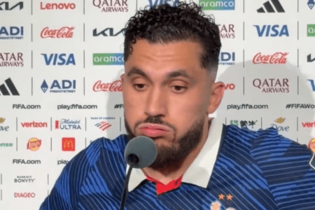 Rayan Cherki, atacante da França, em entrevista após eliminação da Copa do Mundo para Espanha
