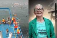Idosa morre e passageiros ficam feridos após barco-táxi afundar no litoral do PR; veja vídeo