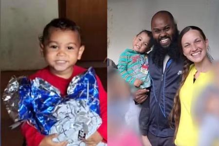 Missionário norte-americano Dandre Jermaine Grayson e sua esposa, Mayanna Angelina Rodgers