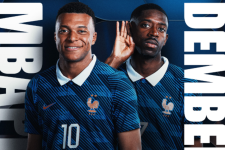 Mbappé e Dembélé marcaram 10 gols em quatro jogos
