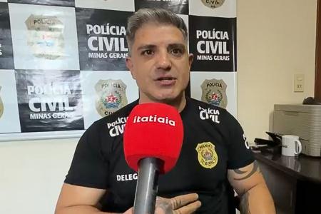 Delegado Raphael Boechat, responsável pelas investigações • Itatiaia