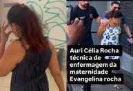 Vídeo: técnica de enfermagem é presa após tentar sequestrar recém-nascida no Piauí