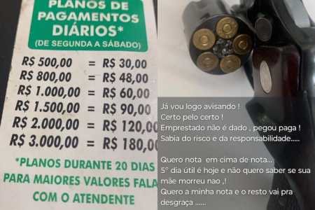 Criminosos utilizam grupos de mensagens como forma de espalhar o medo e intimidar outras pessoas que estejam com pagamentos em atraso &bull; Itatiaia